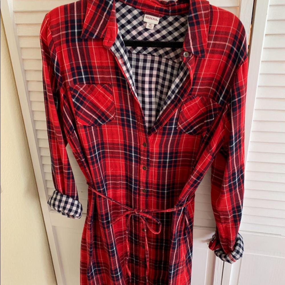Merona Plaid Dress